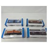 4 HO Scale Bachmann Rolling Stock Cars