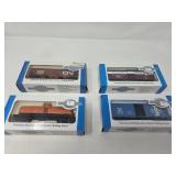 4 HO Scale Bachmann Rolling Stock Cars