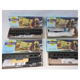 4 HO Scale Athearn Rolling Stock Model Kits