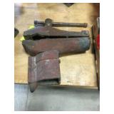 Cole Tool Mfg Vise & Tractor Seat on Stand