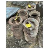 5 Vintage Creams - 3 w/ lids