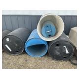5 Plastic Barrels