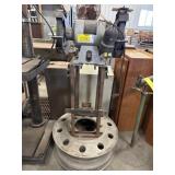 10 in Bench Grinder on Truck Rim Stand