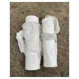 2 Partial Rolls of 30 in Bubble Wrap w/ End Caps