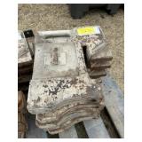 5-75 lb IH Suitcase Weights