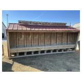 Wooden Cattle Feeder