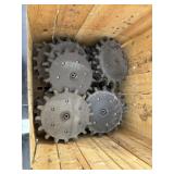 24 Yetter Poly Spike Closing Wheels