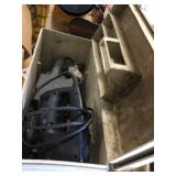 Tool Box w/ Electric Tools-Sander, Jigsaw, Drill