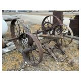 2 Axles w/ Steel Wheels