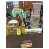 Crate w/ Box of Nails - 4 in Ring Shank & More