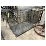 Large Dog Crate and Feeder