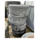 4 Tires-2- 285/40 ZR17 on 5-Bolt Aluminum Rim &