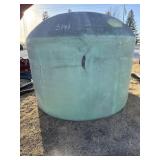 Water Tank -Approx 1000 Gallon -Cracked Top-No Lid