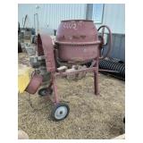 Cement Mixer with Electric Motor