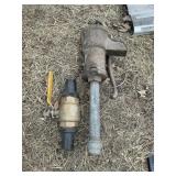 Vintage Hand Pump for Well - 2 in Brass Valve