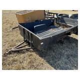 Trailer Frame w/ Plastic Bed Liner - NO Wheels