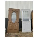 2 Metal House Doors