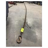 20 ft - 1/2 in log Chain w/ Hooks (1 broke hook)