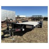 Like-New Flat Bed Trailer w/ Ramp