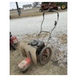 2 Wheel Push Weed Trimmer w/ Extra String