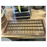 7 Vintage Metal Floor Registers