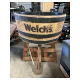 Welch's Rolling Display Cooler w/ Drain