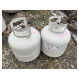 2-20 lb LP Cylinders