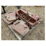 10 Ditch Witch Weights w/ Brackets