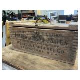Vintage Wood Ammo Box -Loaded Western Cartridge Co