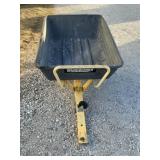 Yardworks Pull Behind Garden Trailer w/ Tilt Bed