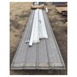 Pile of Unused Building Supplies - Tin, Etc.