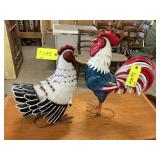 Metal Chicken & Metal Rooster