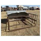 Galvanized Goat or Sheep Creep Feeder