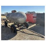 500 Gallon Fillable LP Tank on Running Gear