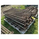 4 Pallets - Gates & Rods & Stakes