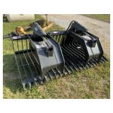 Stout Skid Steer Rock Bucket Grapple HD72-3, Unuse