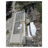 Storm Door w/ Hardware, Vintage Sink & More
