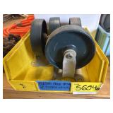 4 Colson Cast Iron Castor Wheels 6 in
