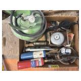 2 Propane Torch Bottles, Bench Clamp &
