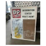 BP Feed Metal Sign w/ Cork Board