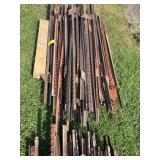 Pallet of 6-ft T-Post, Qty: 75