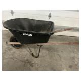 Ames Single Tire Poly Wheelbarrow -crack in bottom