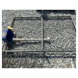 Pile of Hog Panels & Chain Link Gate