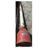 Portable 6 ft Tube Grain Aerator w/ Electric Fan