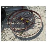 2 Steel Wheels - 39 1/2 in