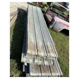 Pile of Used Galvanized Steel