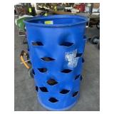 50 Gallon Barrel Planter & 2 Clay Flower Pots