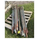 30 Steel Posts - 6 ft
