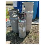 2 Fork Lift LP Propane Tanks & Carbon Dioxide Tank