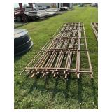 4 - 20 ft Square Tube Continuous Fence